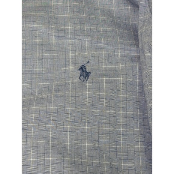 Polo Ralph Lauren Mens Classic Fit Easy Care Cotton Stretch Plaid Shirt 16 32 33 - Picture 2 of 8